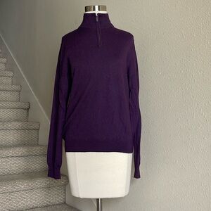 The Men’s Store by Bloomingdale’s Sz M Purple Merino Wool Sweater